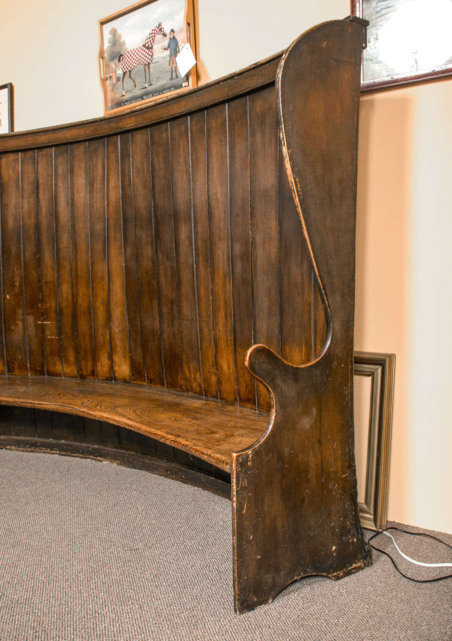 British Very Rare English Settle Bench For Sale