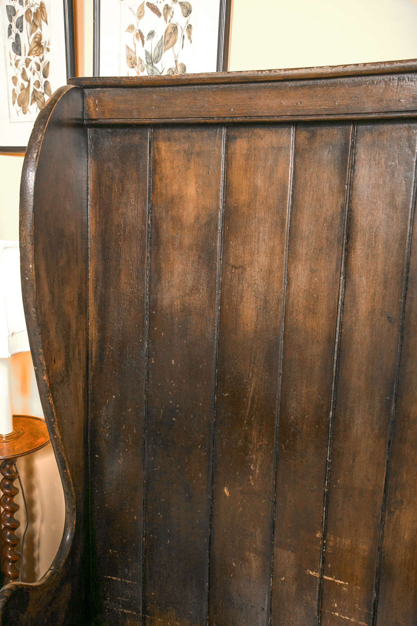 Very Rare English Settle Bench For Sale 1