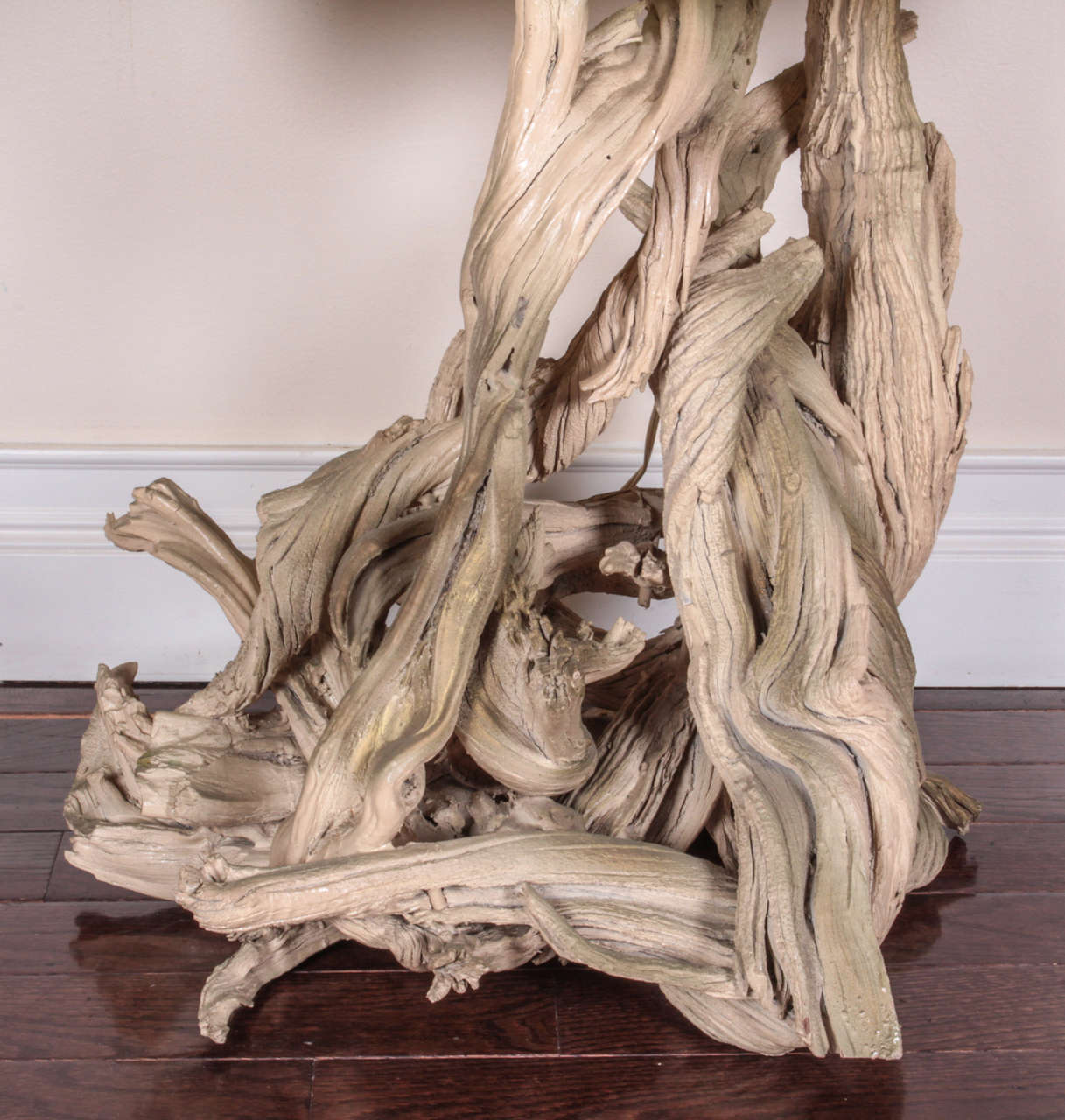 American Mid-Century Sculptural Driftwood Lamp