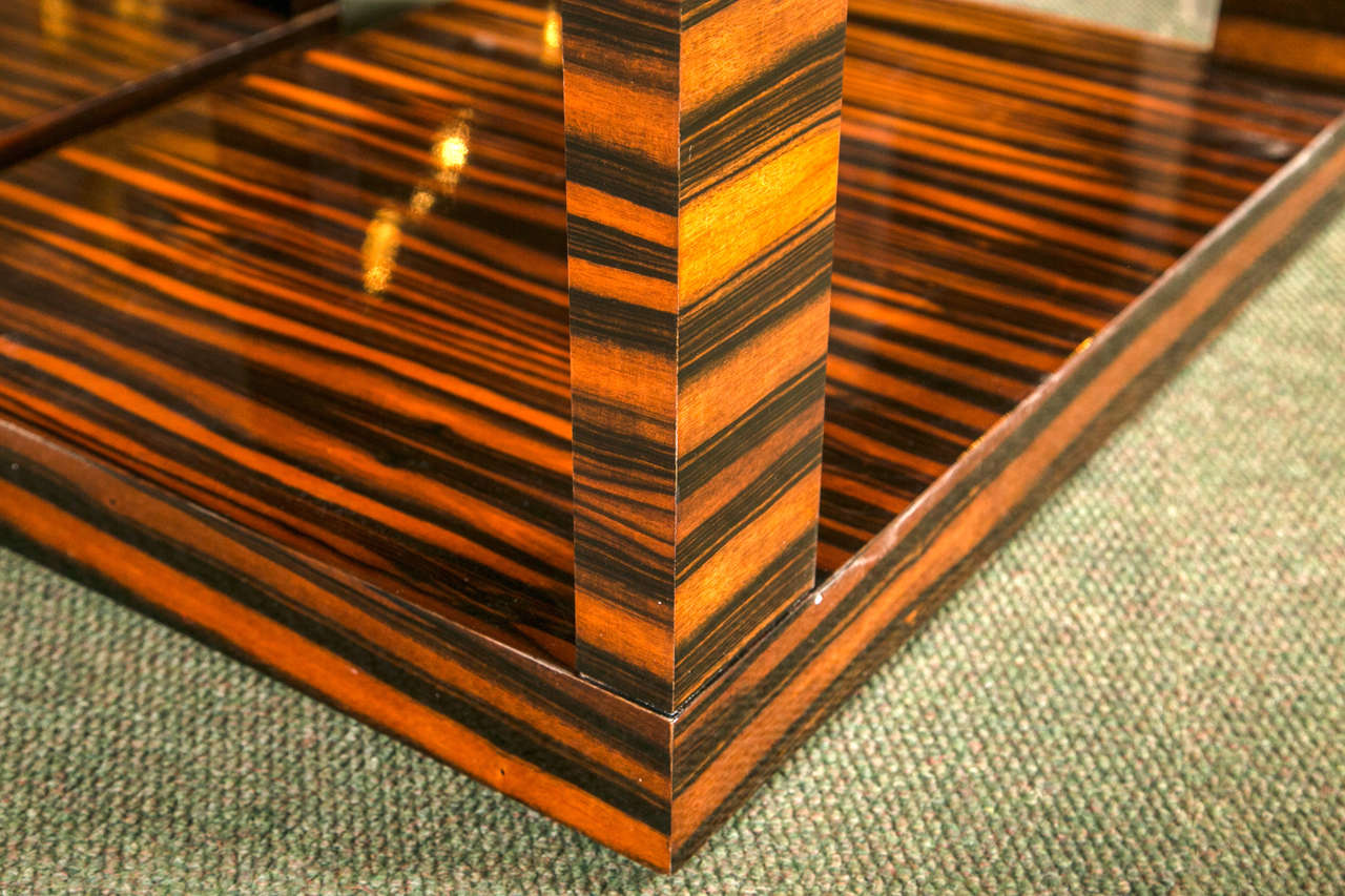 Unknown Pair of Calamander Wood Occasional Tables