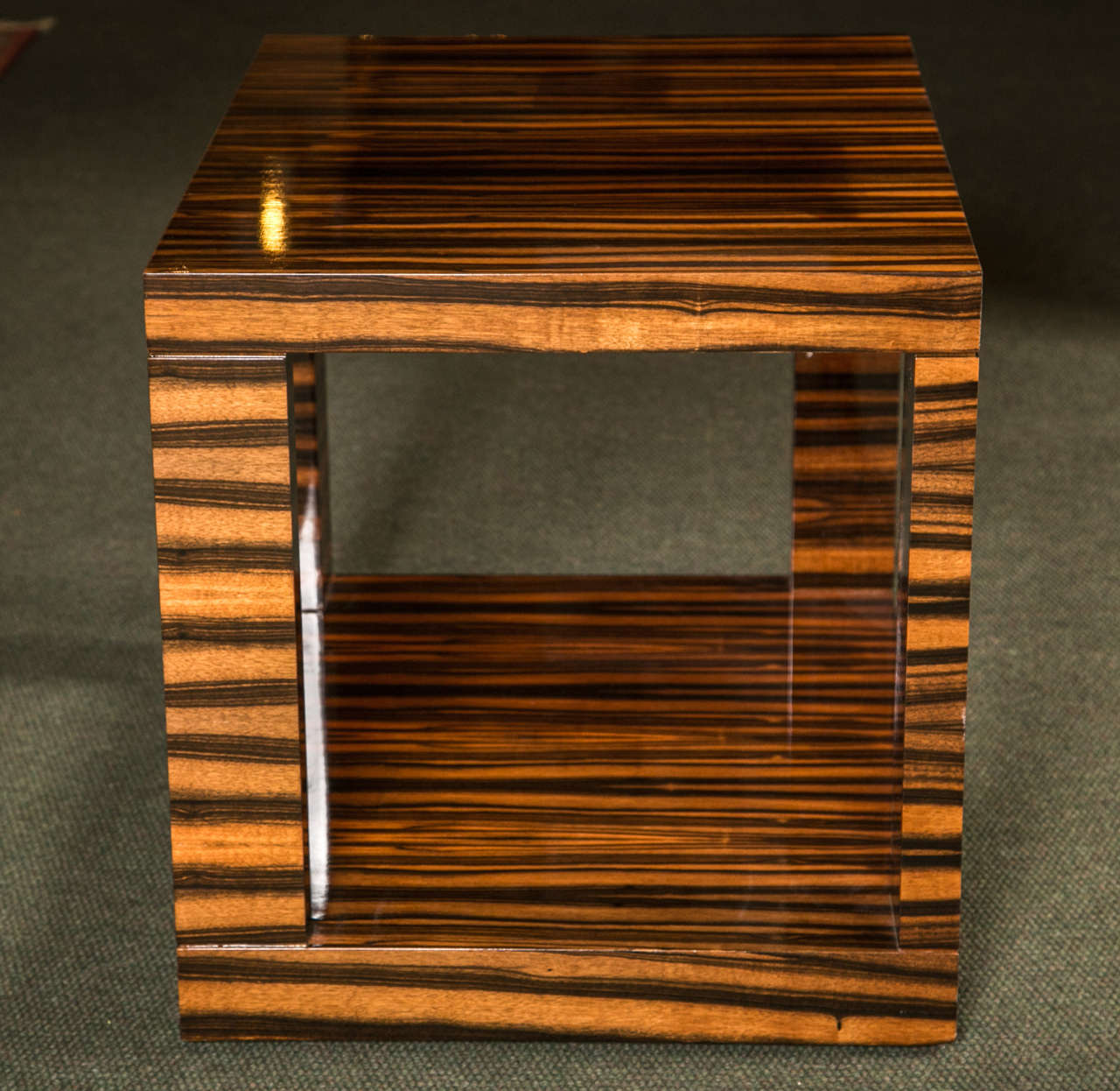 20th Century Pair of Calamander Wood Occasional Tables