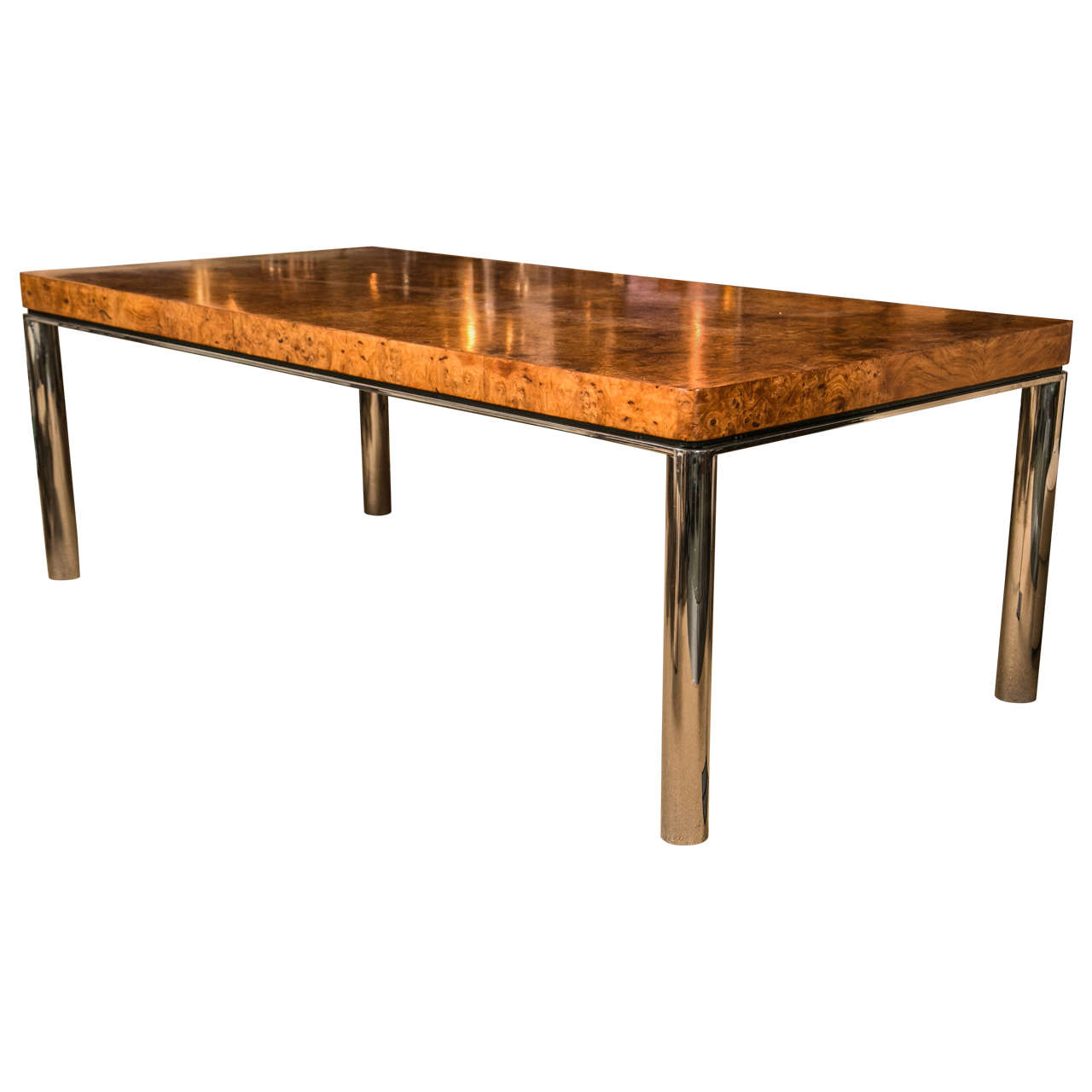 Dining Table in the Manner of Milo Baughman