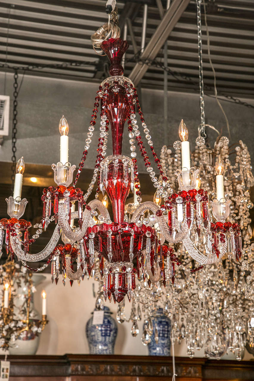 English Crystal Chandelier For Sale at 1stDibs