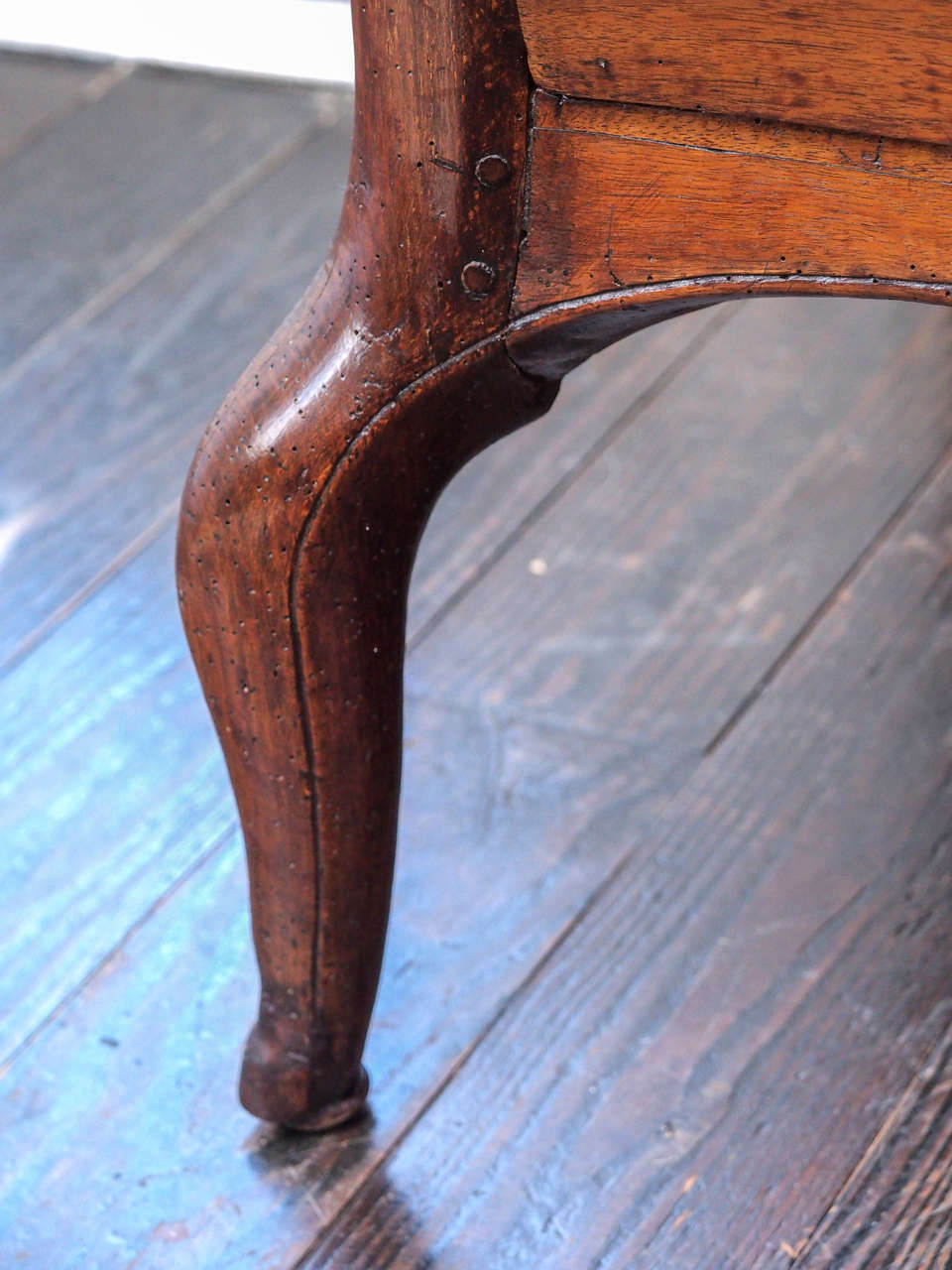 Wood Unusual Walnut 18th Century Italian Commode