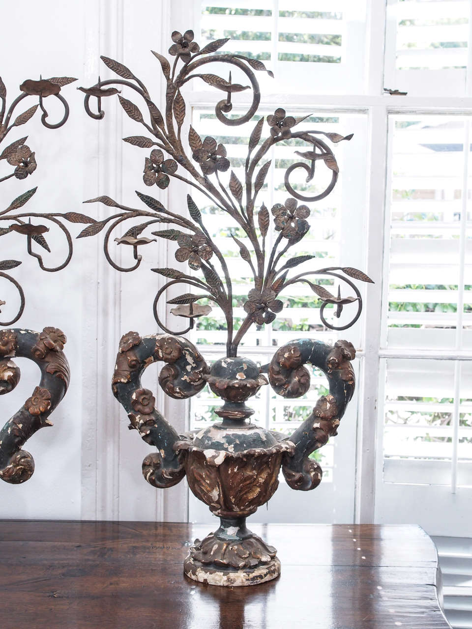 Italian 18th Century Candleholders