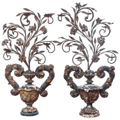 Italian 18th Century Candleholders