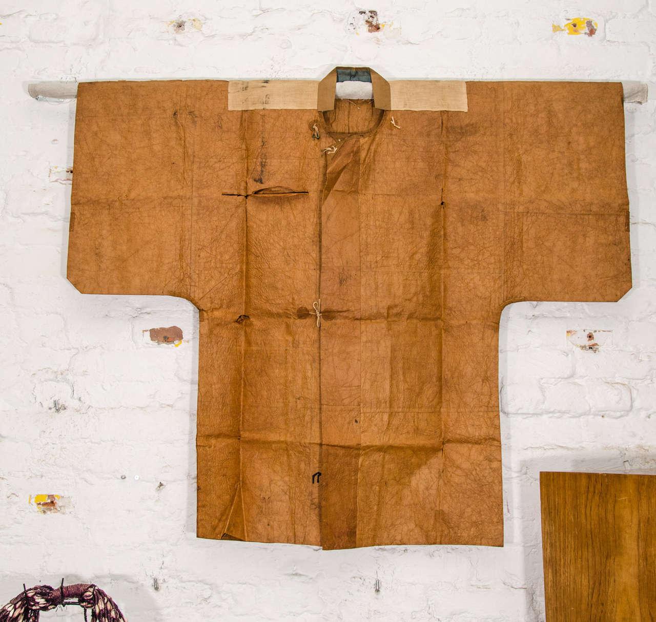 Gold Oiled Paper with Cloth Reinforced Collar