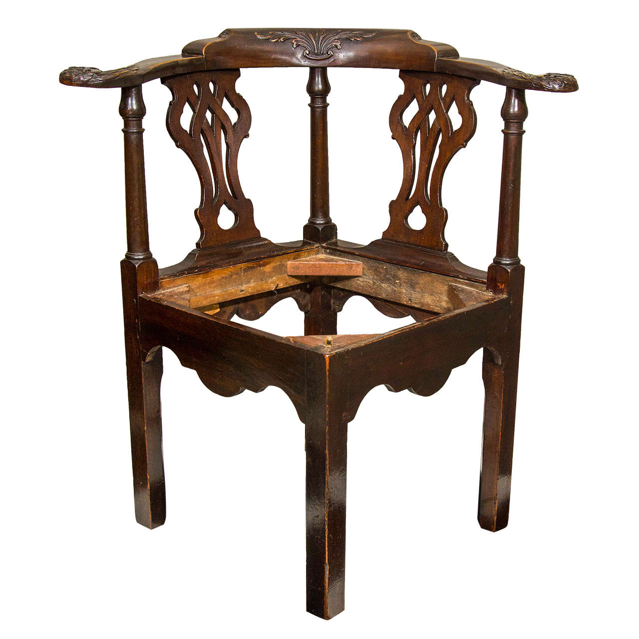 18th Century Irish Corner Chair
