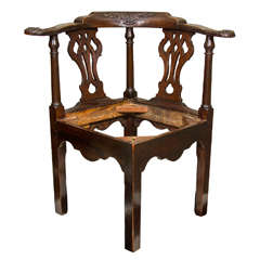 18th Century Irish Corner Chair 3