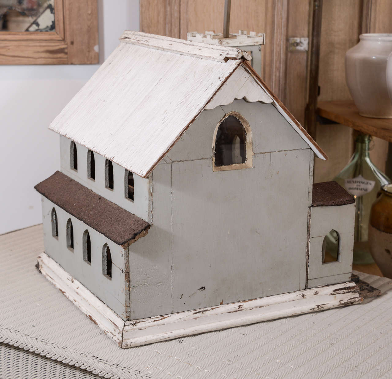Wood Vintage Architect's Model of Church