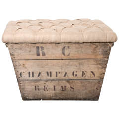 Champagne Crate Bench