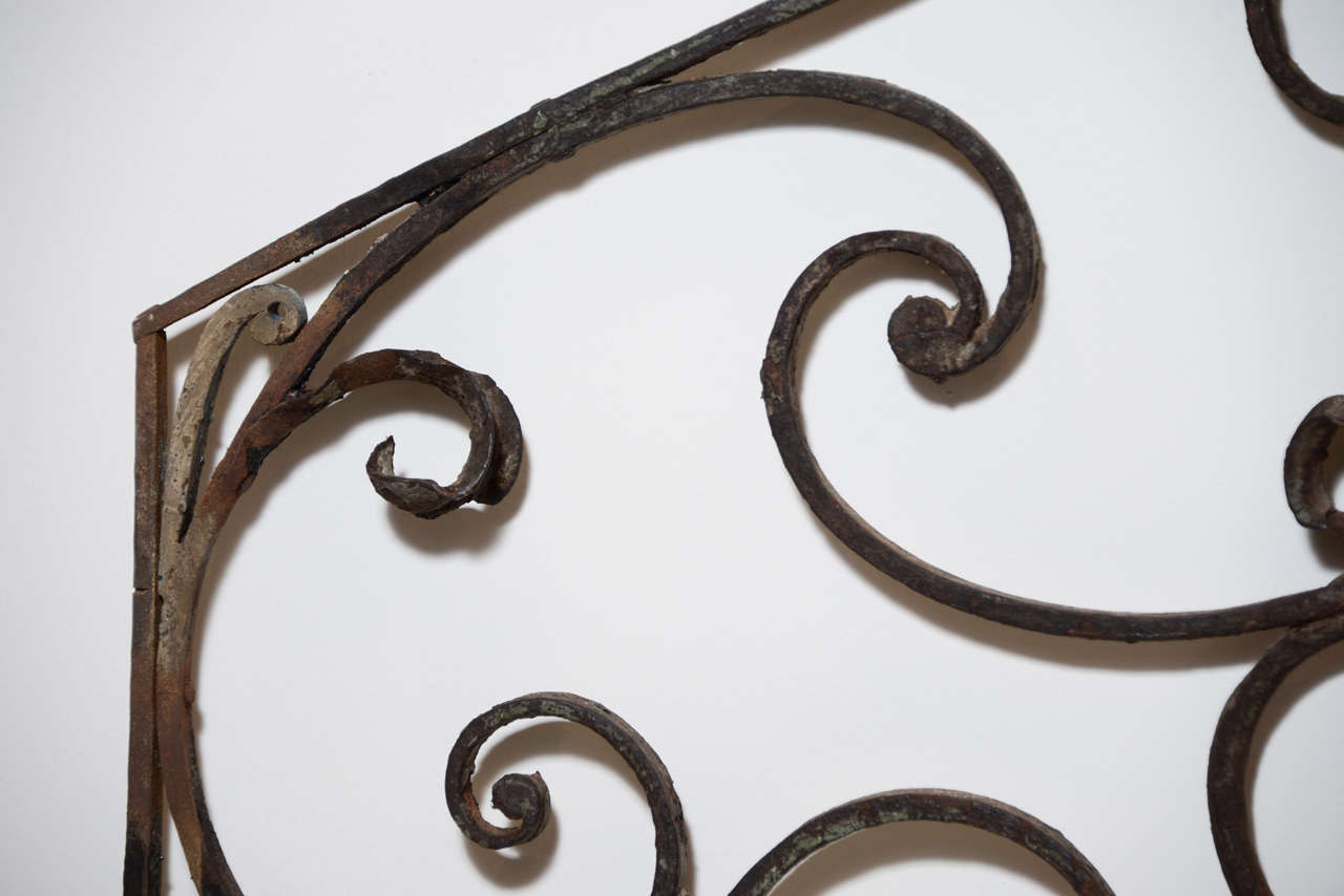 19 C. Wrought Iron Wall Hanging 1