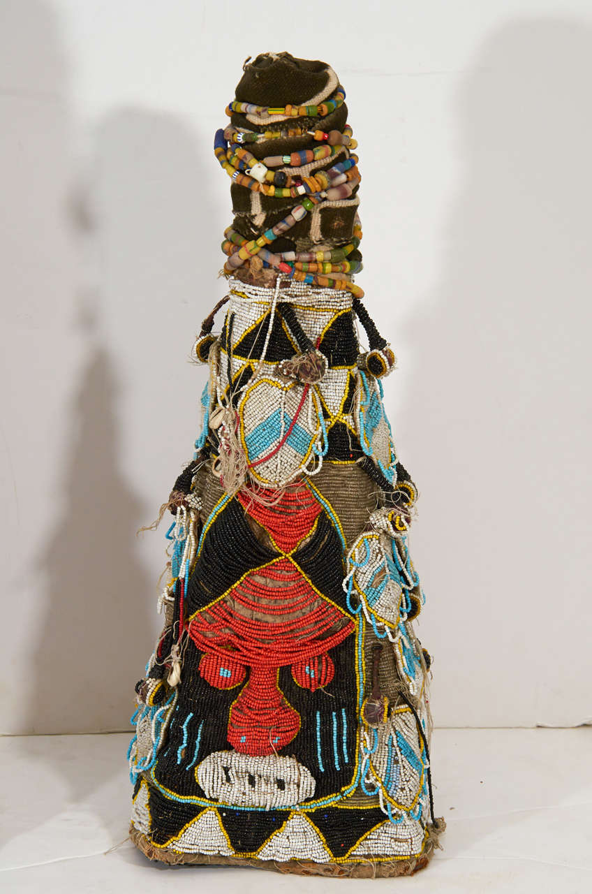 African Beaded Ceremonial Cameroon Hats For Sale at 1stDibs