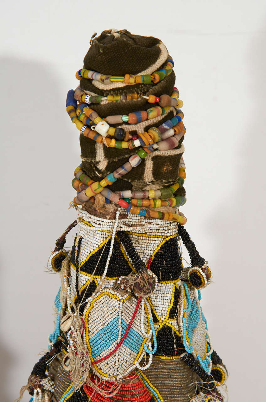 African Beaded Ceremonial Cameroon Hats For Sale at 1stDibs