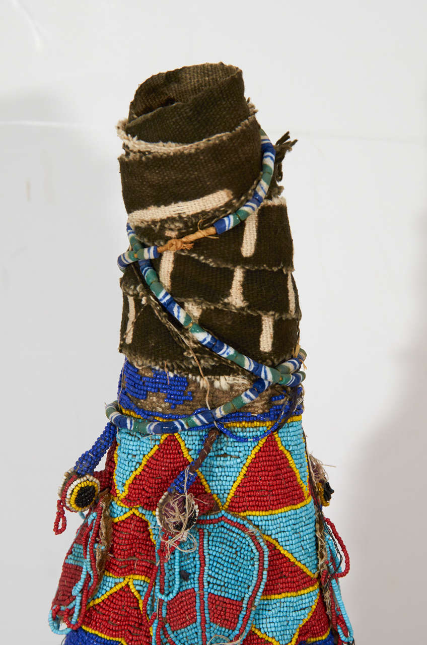 African Beaded Ceremonial Cameroon Hats For Sale at 1stDibs