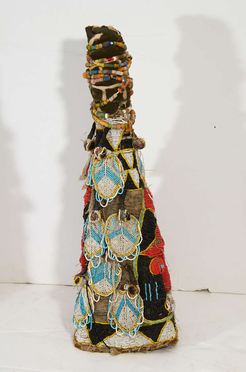 African Beaded Ceremonial Cameroon Hats For Sale at 1stDibs