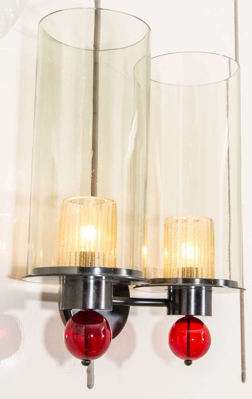 Mid-20th Century Pair of Midcentury Sconces For Sale