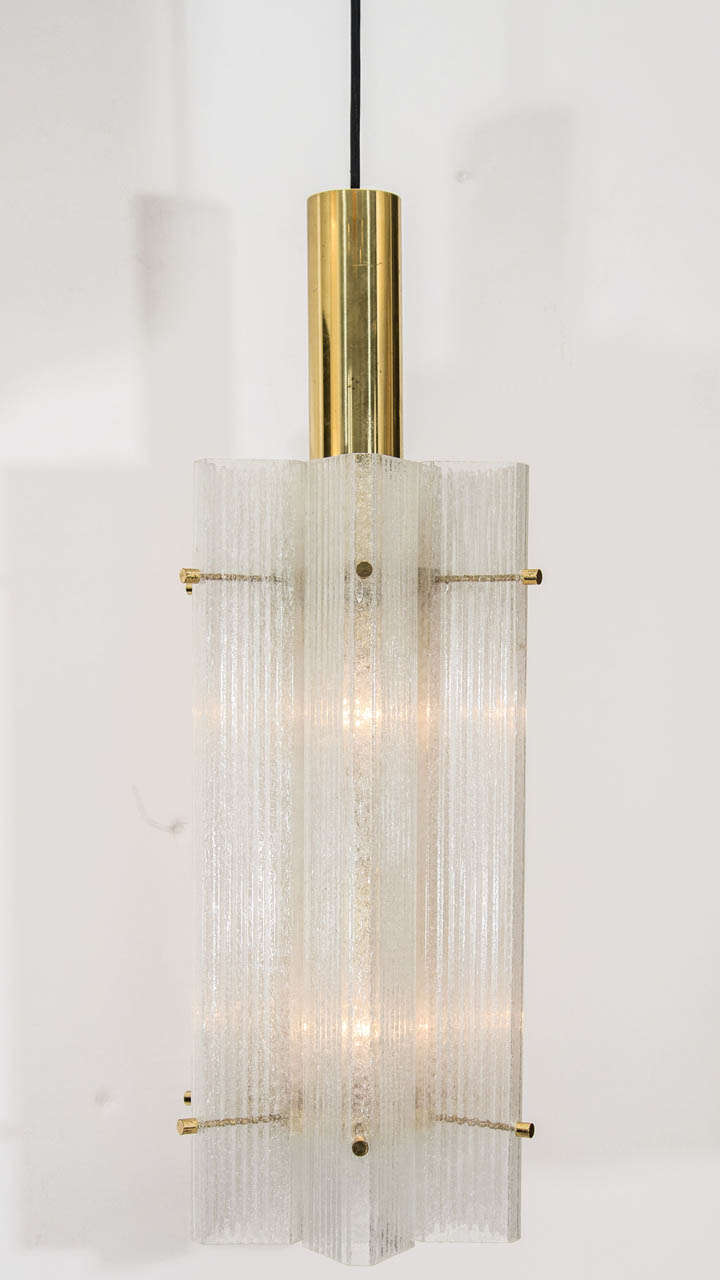 Ribbed Glass Lantern For Sale at 1stDibs