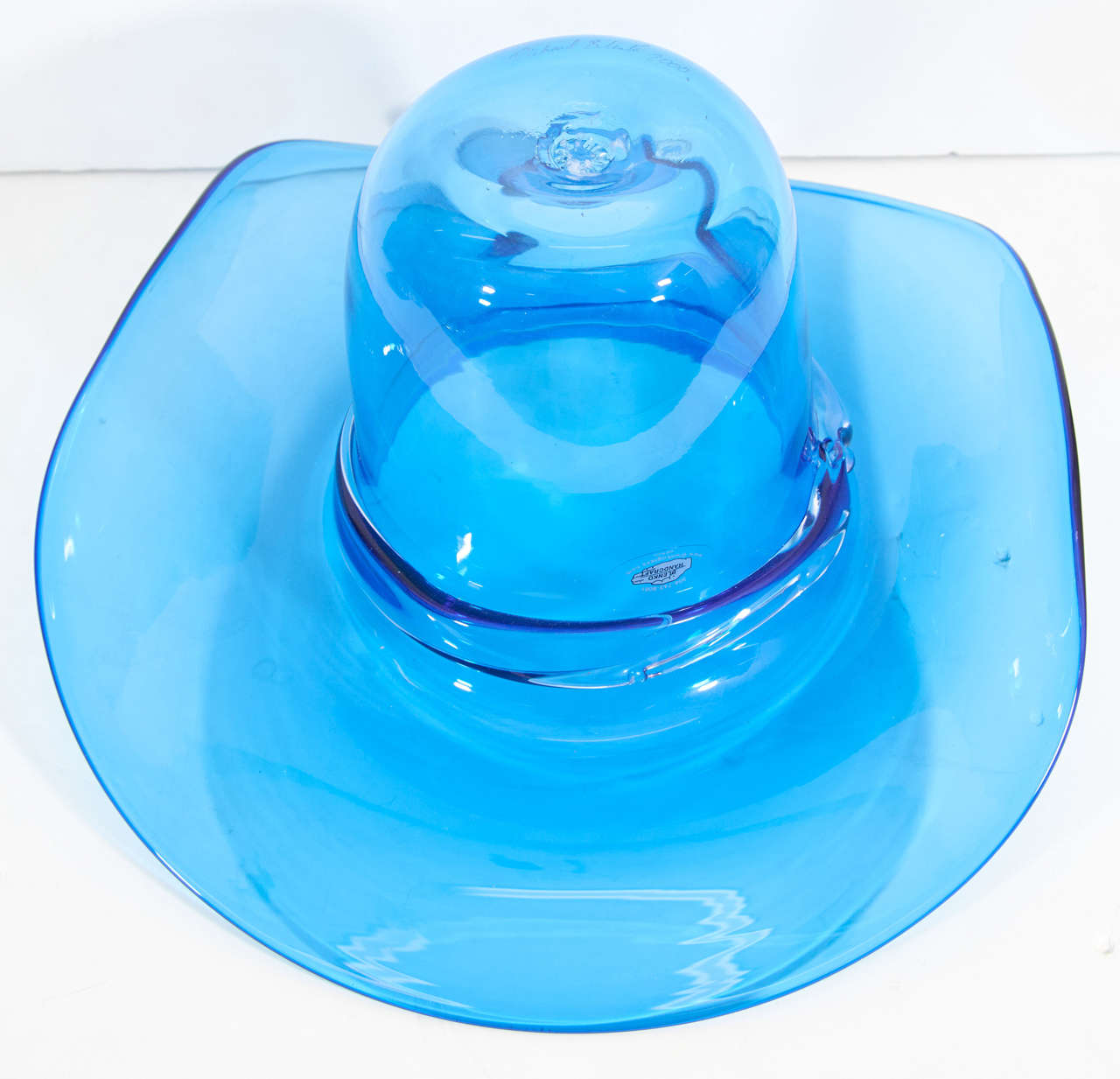 Blenko Glass Ice Bucket Cowboy Hat In Good Condition In New York, NY