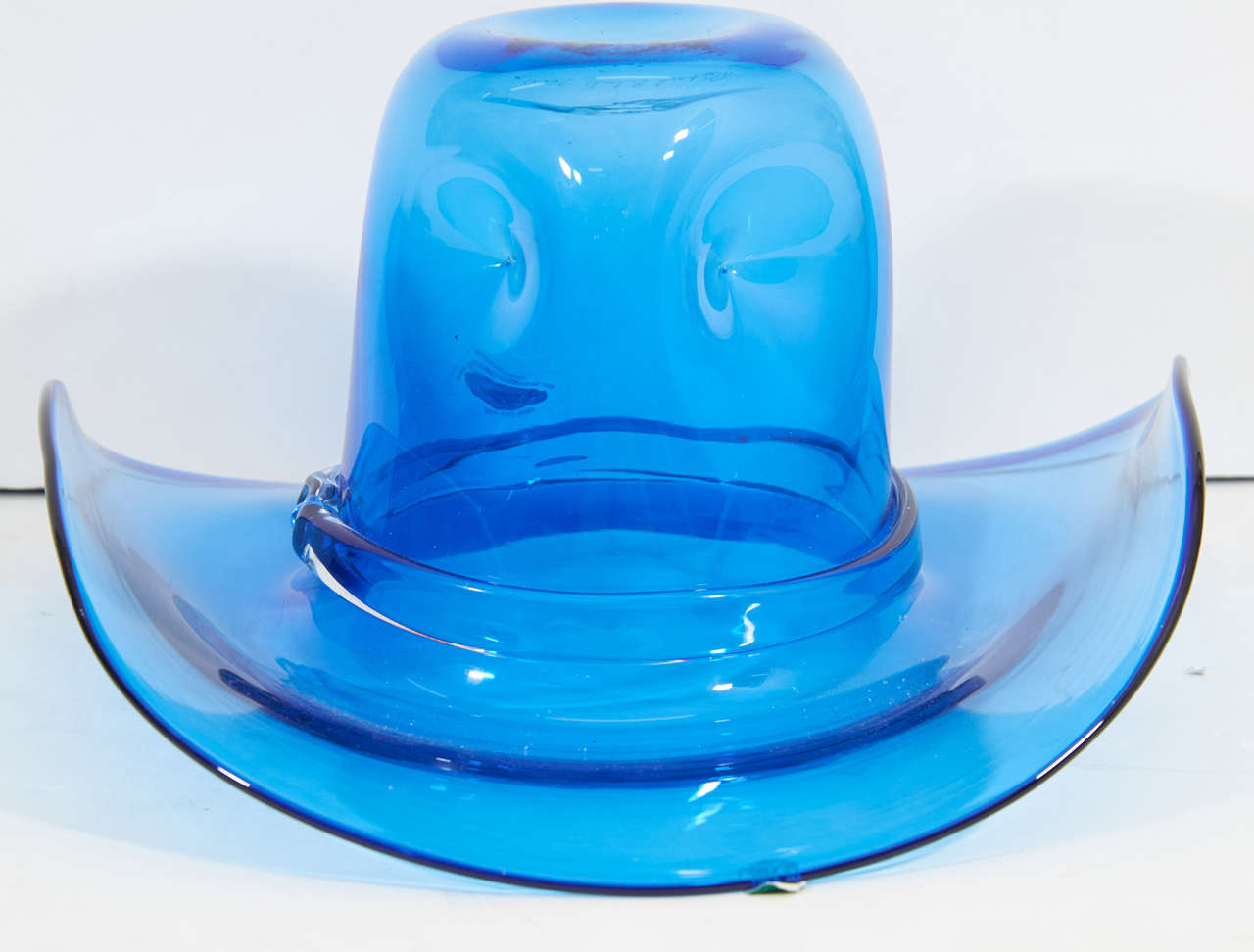 20th Century Blenko Glass Ice Bucket Cowboy Hat