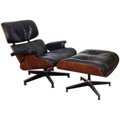 Charles and Ray Eames 670/671 Lounge Chair and Ottoman