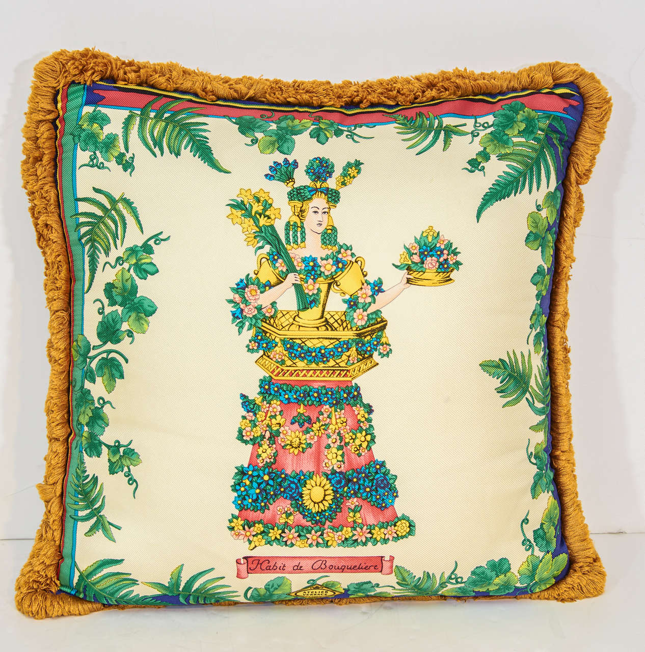A Set of Five Baroque Style Decorative Versace Silk Pillows at 1stdibs