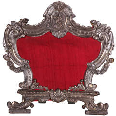 Antique A Fine Italian 18'century Silver Cartagloria Frame , maker's mark G.B
