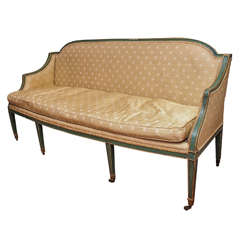 English Painted and Parcel-Gilt Sofa in the Sheraton Taste 8