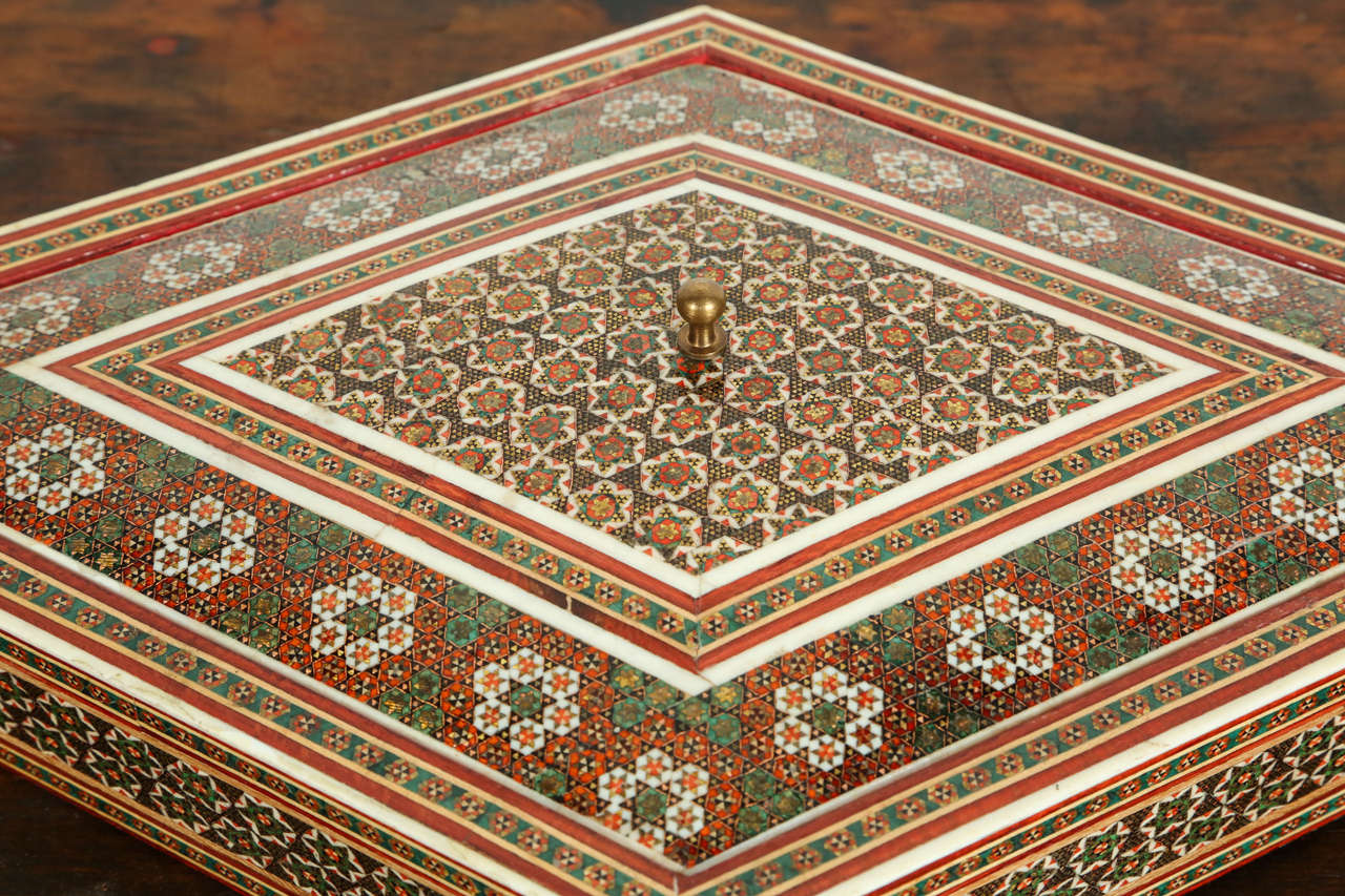 20th Century Anglo-Indian Micro Mosaic Inlaid Box