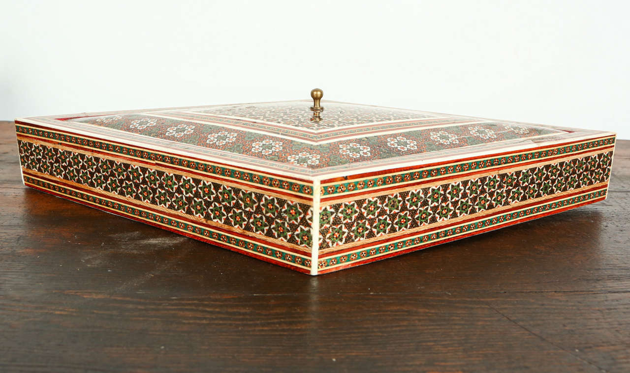 Anglo-Indian Micro Mosaic Inlaid Box 1