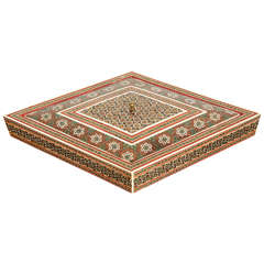 Anglo-Indian Micro Mosaic Inlaid Box