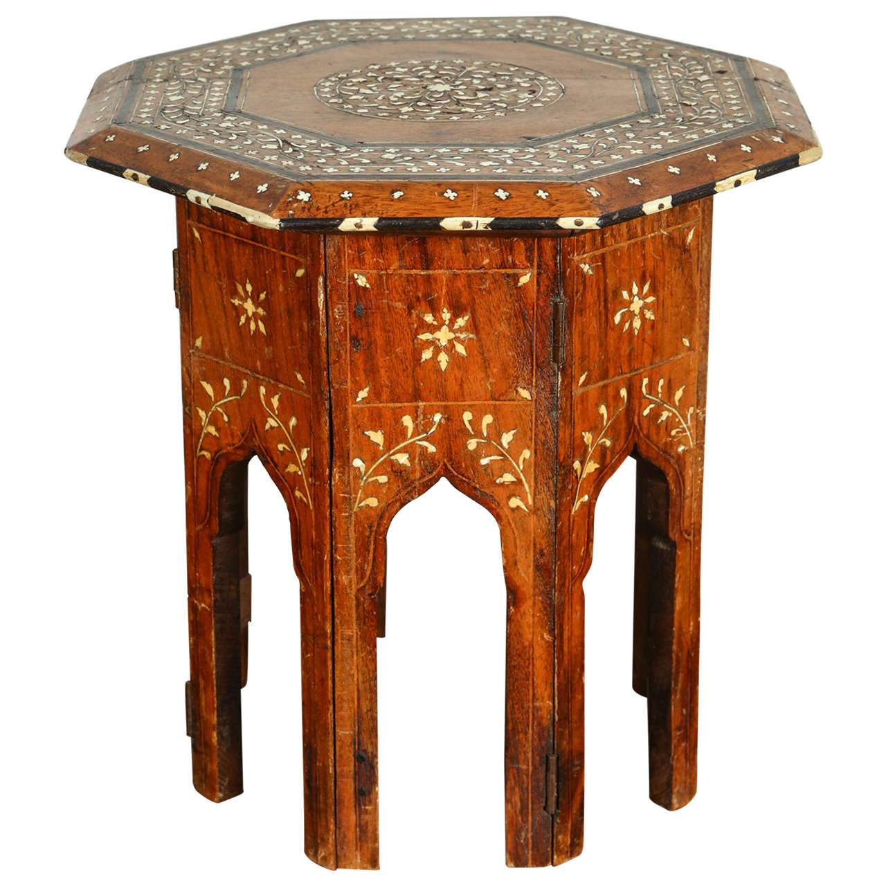 Octagonal Anglo-Indian Side Tea Table