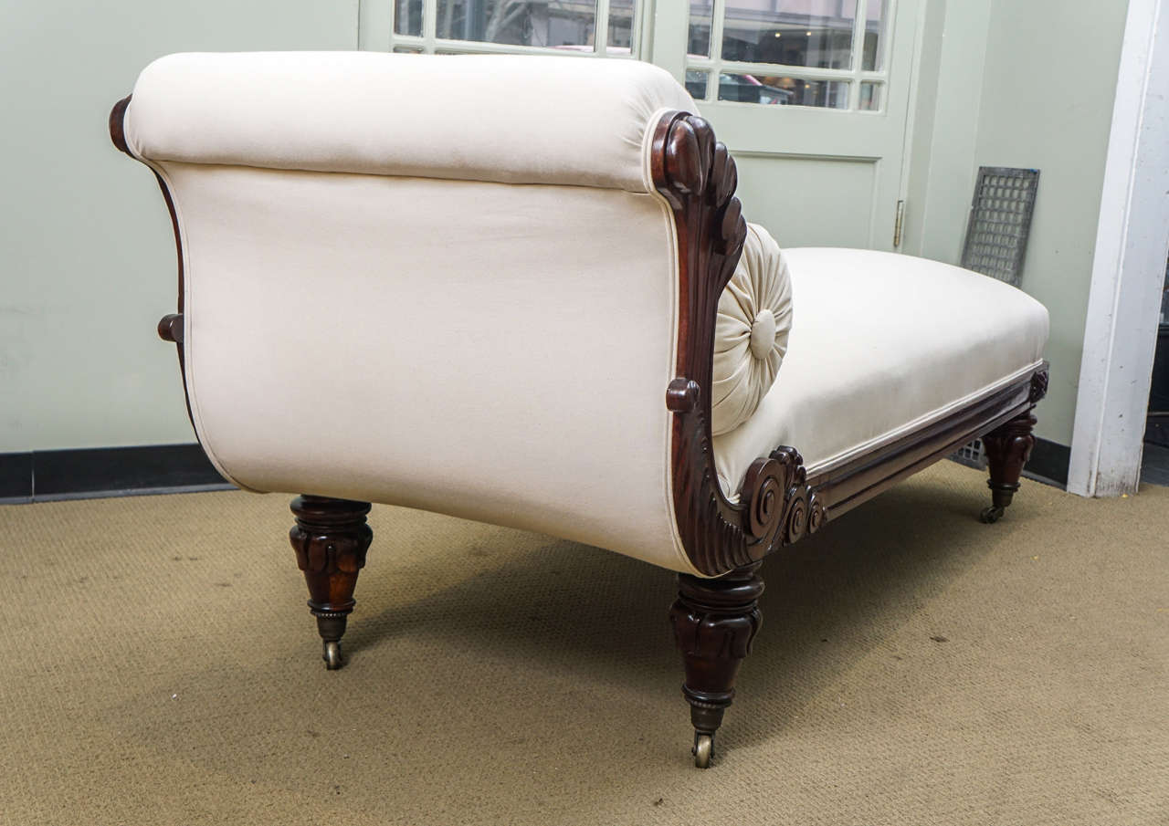 Rosewood English Chaise Lounge