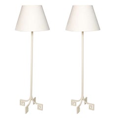 Vintage Pair of American Modern Floor Lamps