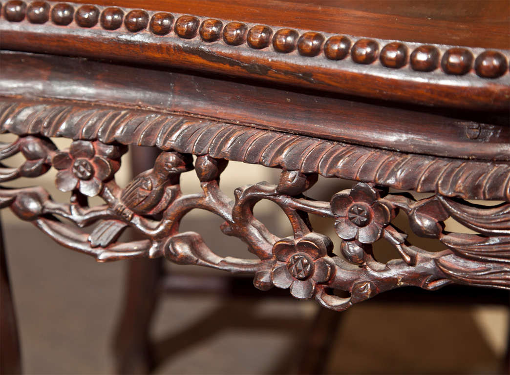 20th Century Pair Hand Carved Chinese  Chairs For Sale