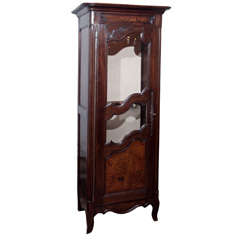 French Glazed Door Cabinet/Gun Case