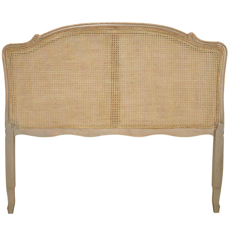 Louis XV Style Caned Queen Headboard