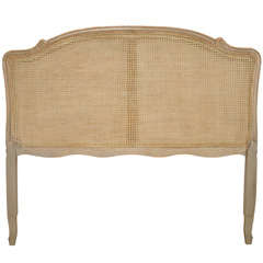 Louis XV Style Caned Queen Headboard