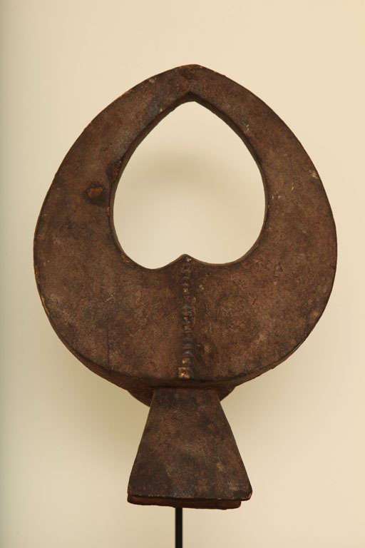 Nigerian Harvest Mask from the Mama Tribe, Nigeria.  Early 20th Century