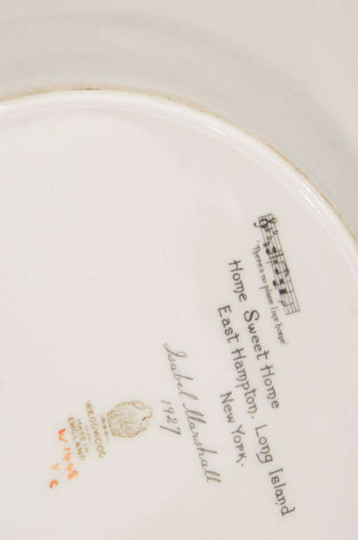 12 Platos de Gabinete de Wedgwood Historical Homes of America en venta 1