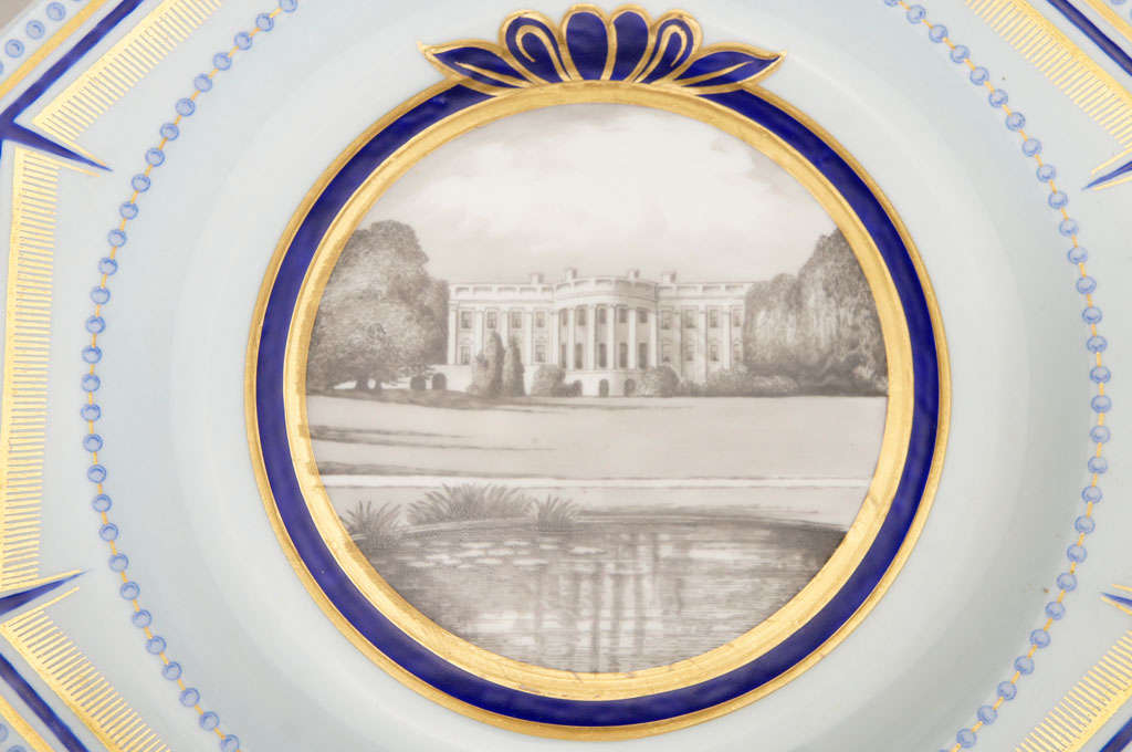 12 assiettes de cabinet Wedgwood Historical Homes of America en vente 3