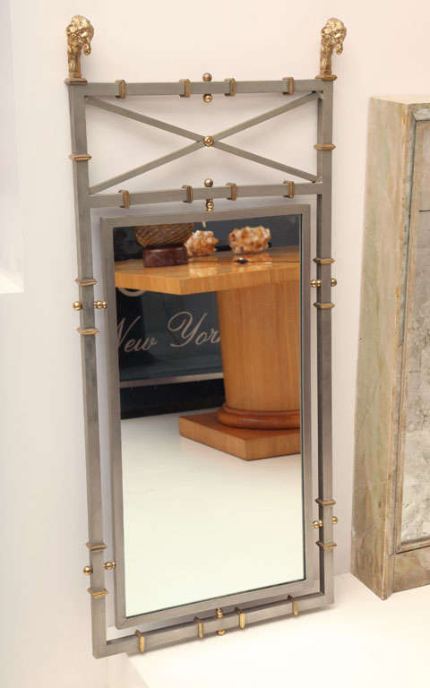 Pair of Rams Head Mirrors