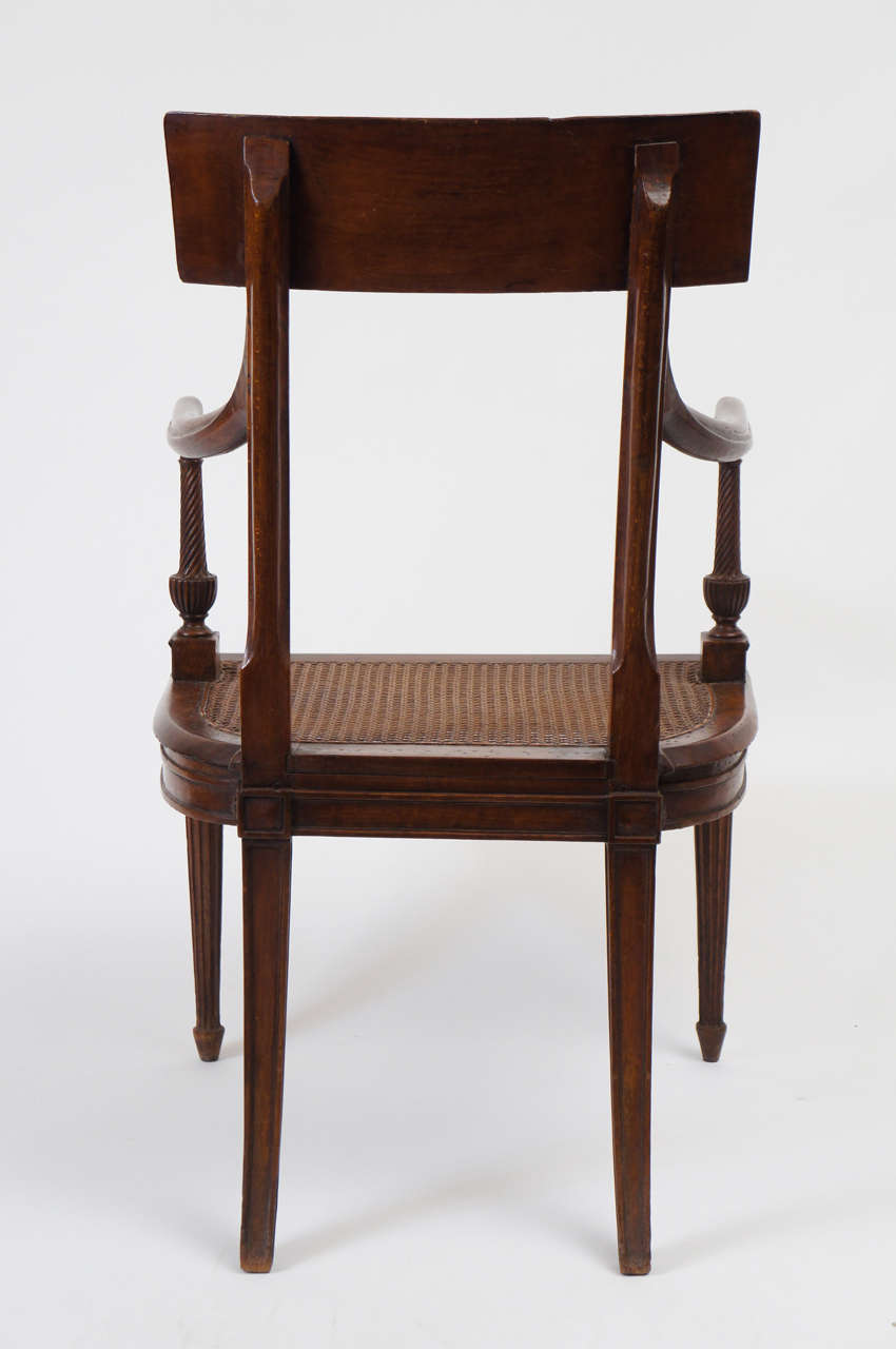 Louis XVI Fauteuil or Armchair Attributed to Georges Jacob, France, circa 1785 In Good Condition In Kinderhook, NY