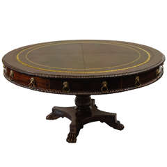 Important Large Anglo-Colonial Library Table, Barbados, c. 1830 9