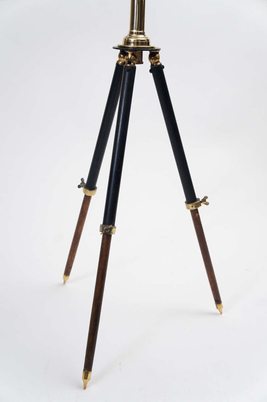 1938 Ottway London Tabletop Telescope on Adjustable Tripod Stand at 1stDibs
