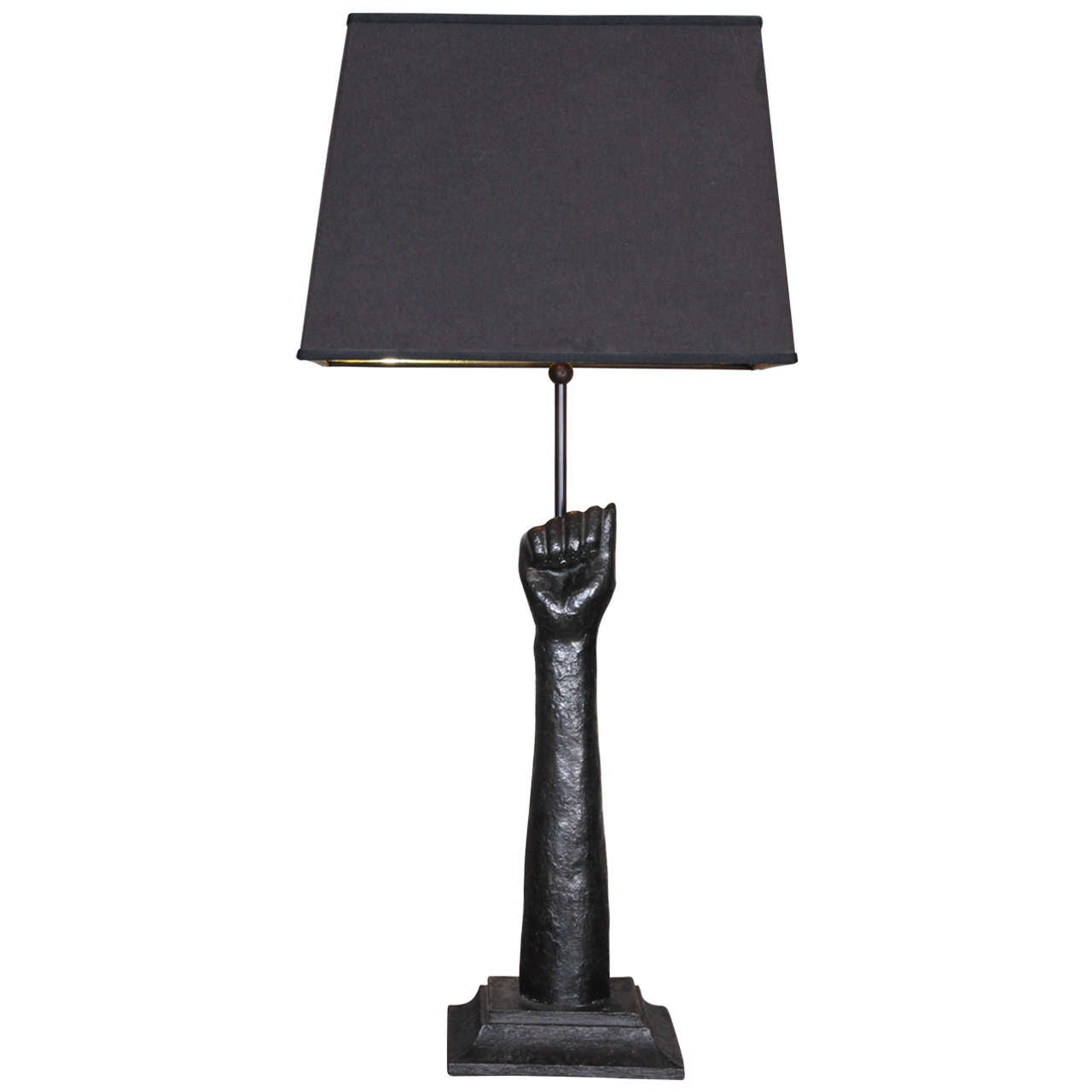 Hand Table Lamp For Sale