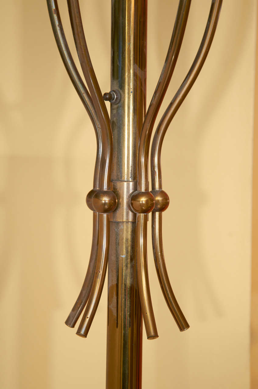 Mid-Century Modern Graceful Floor Lamp in the Style of Angelo Lelli for Arredoluce