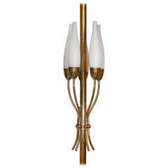 Vintage Graceful Floor Lamp in the Style of Angelo Lelli for Arredoluce