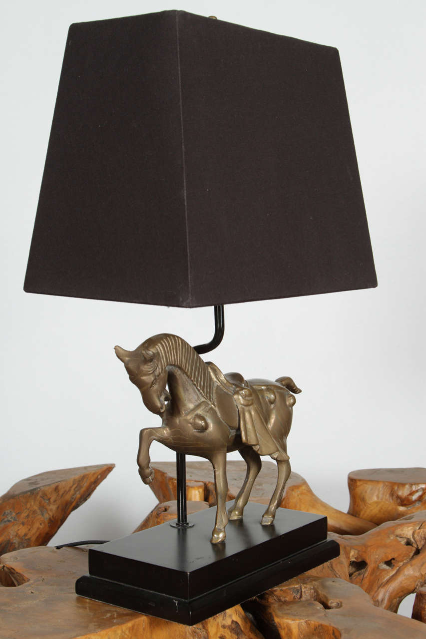 Pair of Trojan Horse Lamps 1