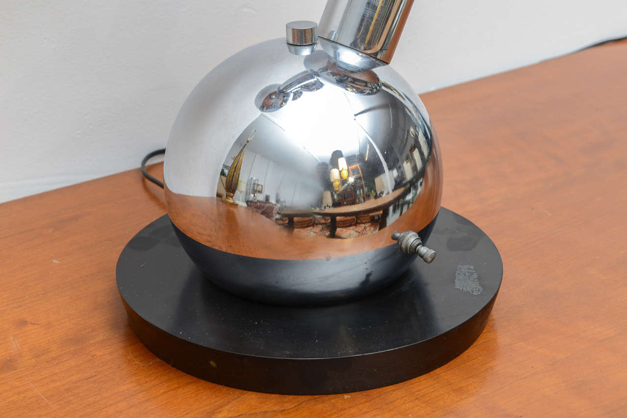 Robert Sonneman Atomic-Tischlampe, 1950er Jahre, USA (Mitte des 20. Jahrhunderts) im Angebot